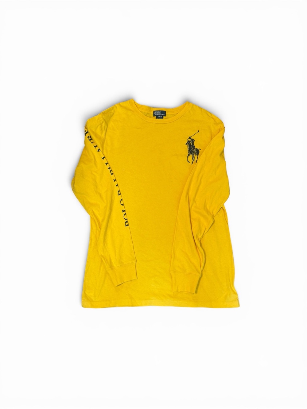 Polo Ralph Lauren Big Pony Graphic Long Sleeve T-Shirt Boys Sz XL 18-20.